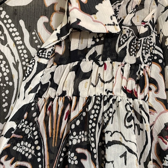 ZARA Long Sleeve Blouse - Picture 2 of 9